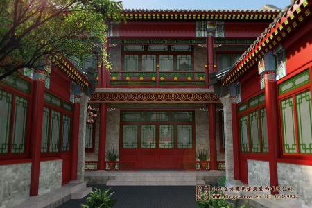 四合院會所庭院設(shè)計效